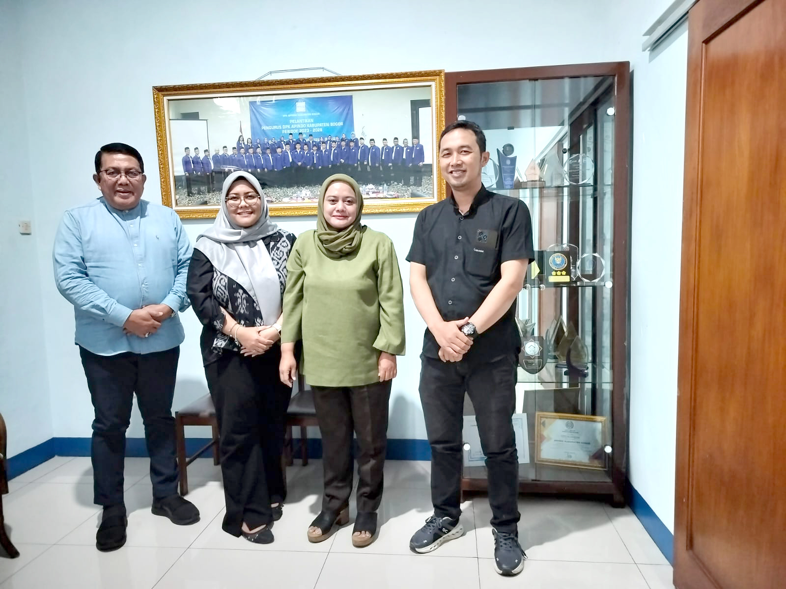 Audiensi Dekan dan Bidang Kemahasiswaan Universitas Bina Niaga Bogor.